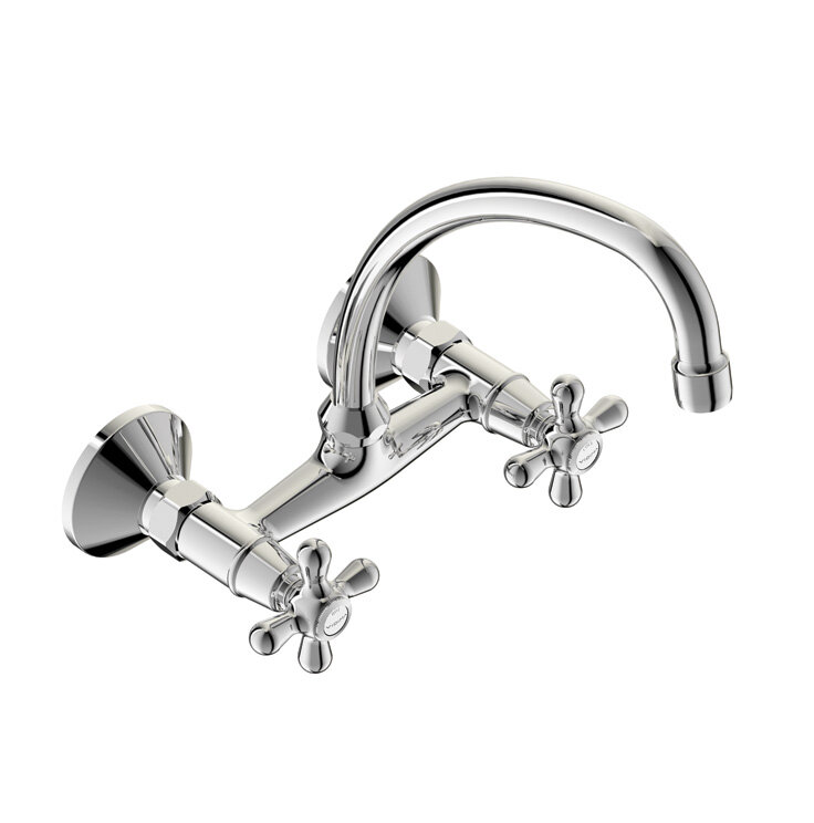 Изображение товара Смеситель Vidima РЕТРО BA121AA для раковины поворотный излив хром