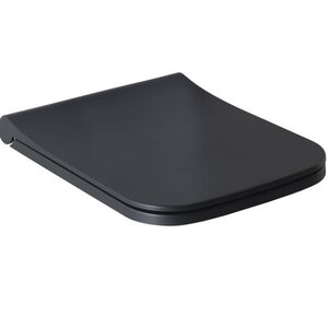 Изображение товара Крышка-сиденье для унитаза Allen Brau Infinity 4.21014.31, дюропласт, черный матовый, мягкое закрыв