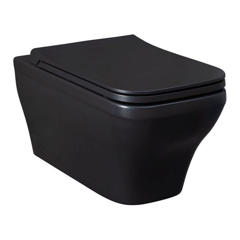Изображение товара Подвесной унитаз Allen Brau Infinity 4.21011.31 безободковый черный матовый