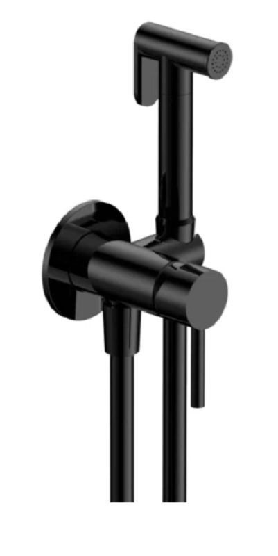 Изображение товара Гигиенический душ Aquame Siena, AQM6217MB, со смесителем, черный матовый