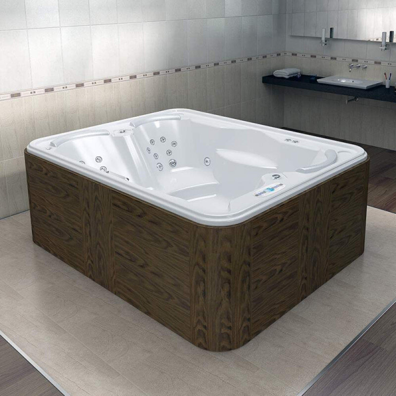 Изображение товара Ванна Радомир DeLuxe Platinum 210x165 см с гидромассажем