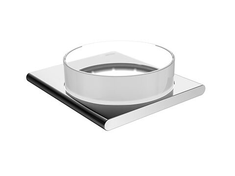 Изображение товара Полочка Keuco Edition 400 11549 019000 с матовой хрустальной чашей для ванной