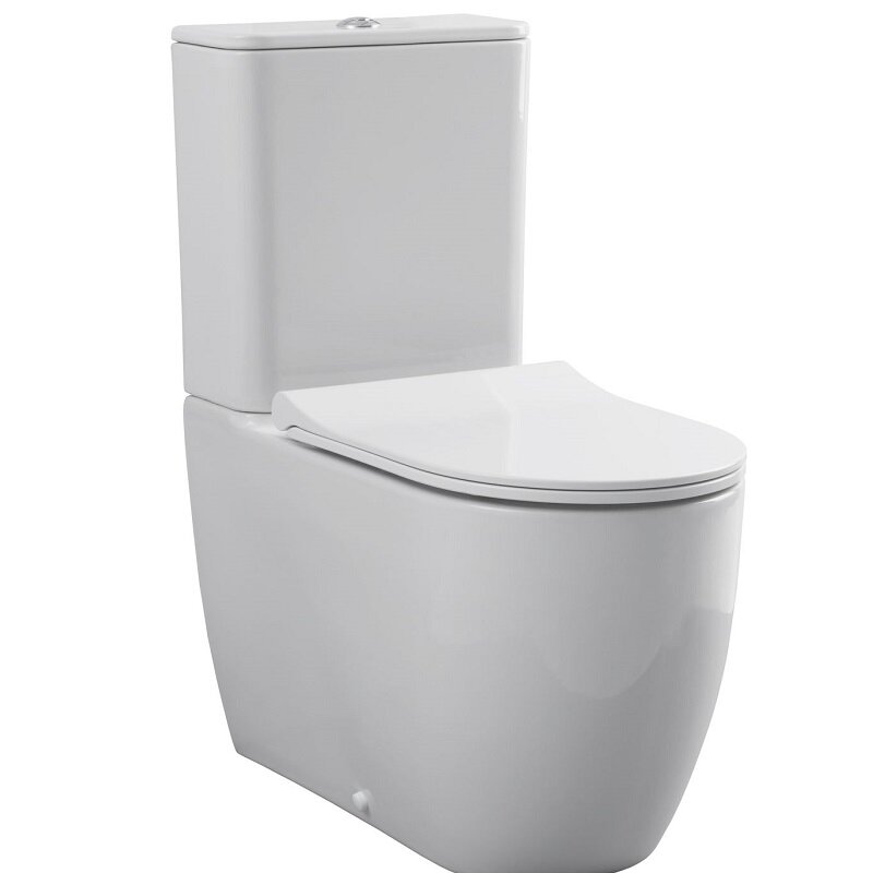 Изображение товара Унитаз-компакт Allen Brau Priority 4.31003.20/4.XX000.20, безободковый, цвет белый Изображение товара Унитаз-компакт Allen Brau Priority 4.31003.20/4.XX000.20, безободковый, цвет белый