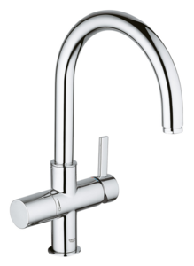 Изображение товара Смеситель для кухонной мойки Grohe Blue, 33251000, с подключением к фильтру, хром 