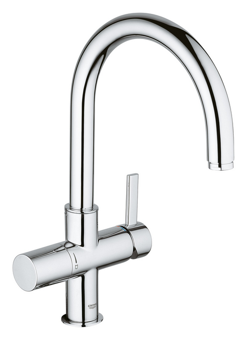 Изображение товара Grohe Blue смеситель с фильтром, 1‑отверстие, хром, 33251000