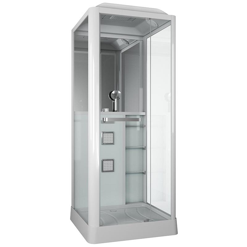 Изображение товара Душевая кабина Grossman GR-121 90x90 см с гидромассажем и тропическим душем