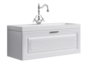 Изображение товара Тумба с раковиной Aqwella Empire 1000, цвет белый