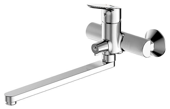 Изображение товара Смеситель Bravat Drop F64898C-LB для ванной с поворотным изливом