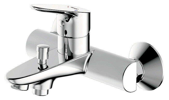 Изображение товара Смеситель Bravat Drop F64898C-B для ванны и душа хромированный