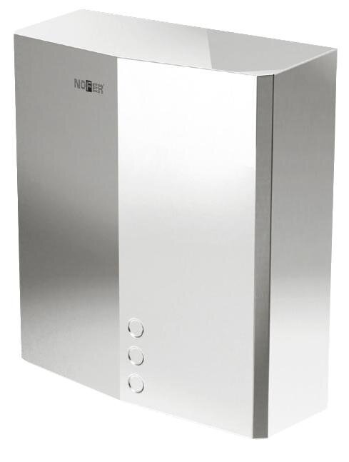 Изображение товара Сушилка для рук Nofer 01610.B Автоматическая из нержавеющей стали глянцевая
