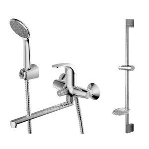 Изображение товара Смеситель Bravat Fit Cet F00416C для ванны c душевой стойкой