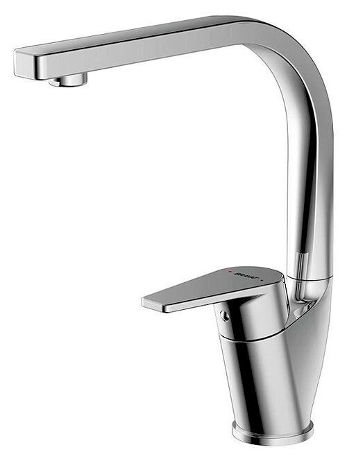 Изображение товара Смеситель для кухонной мойки Bravat Line F75299C-2 с поверным изливом и хромом