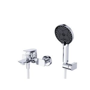 Изображение товара Смеситель BelBagno Marino MARINO-VASM-CRM для ванны и душа, c душевым гарнитуром, цвет хром