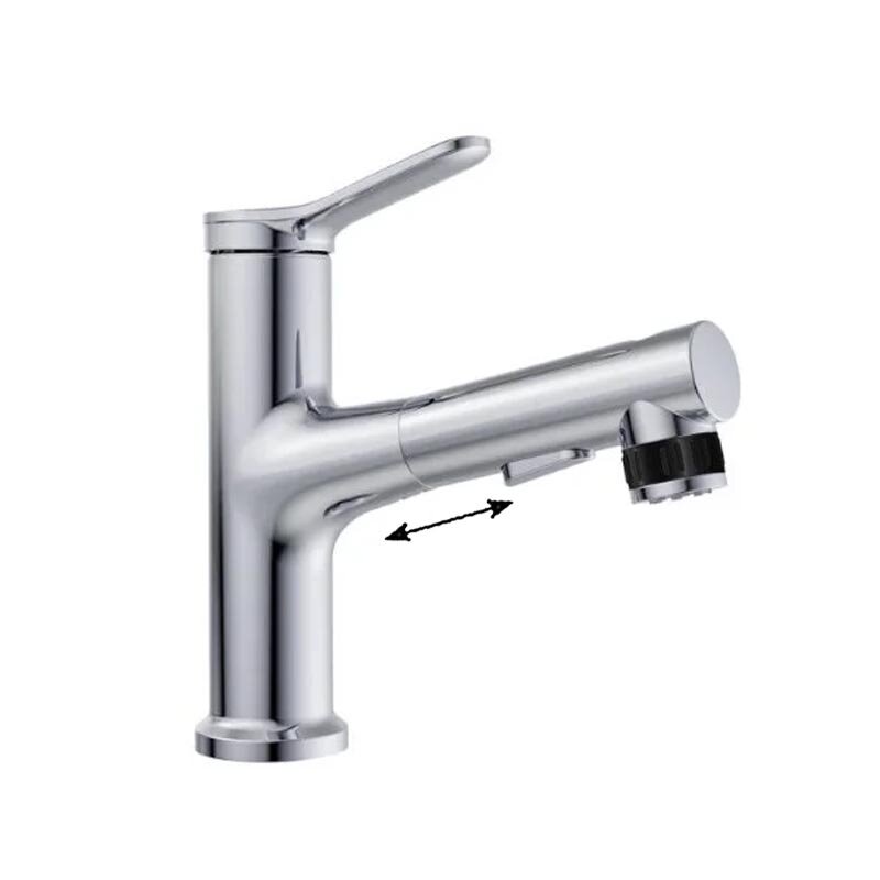 Изображение товара Смеситель для раковины BelBagno BB-LVMD-CRM-W0, с выдвижным изливом, цвет хром