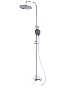 Изображение товара Душевая система BelBagno Marino MARINO-DOCM-CRM, цвет хром