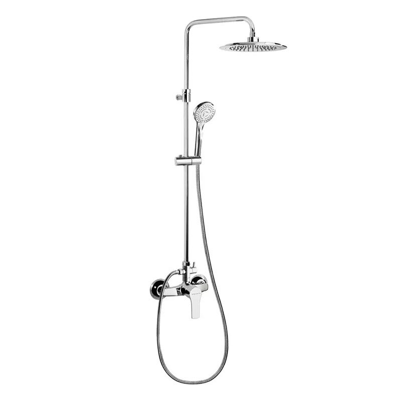 Изображение товара Душевая система Ramonsoler Titanium 187402RP240, без излива, с регулировкой высоты, хром