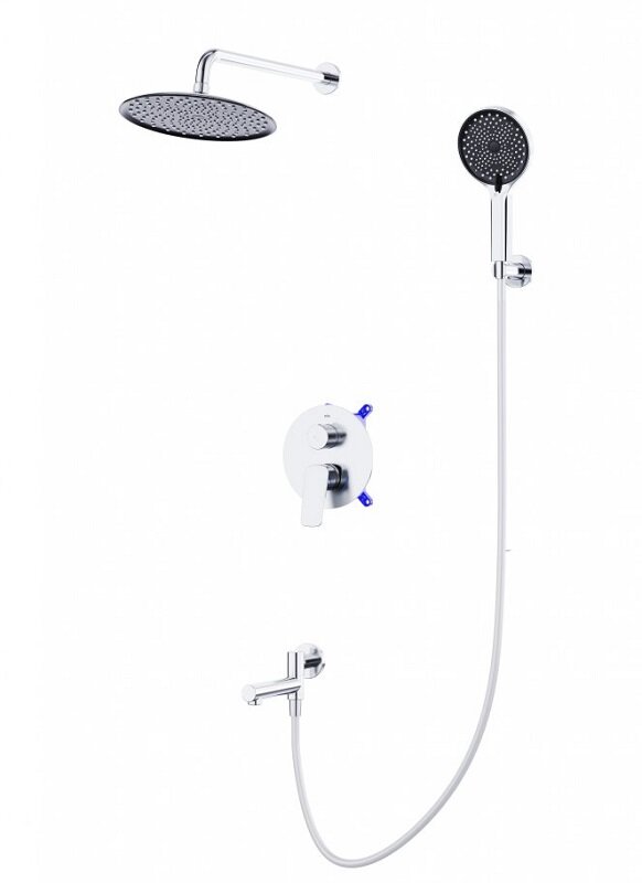 Изображение товара Душевая система BelBagno Marino MARINO-VDSET-CRM, хром, италия, 3 режима