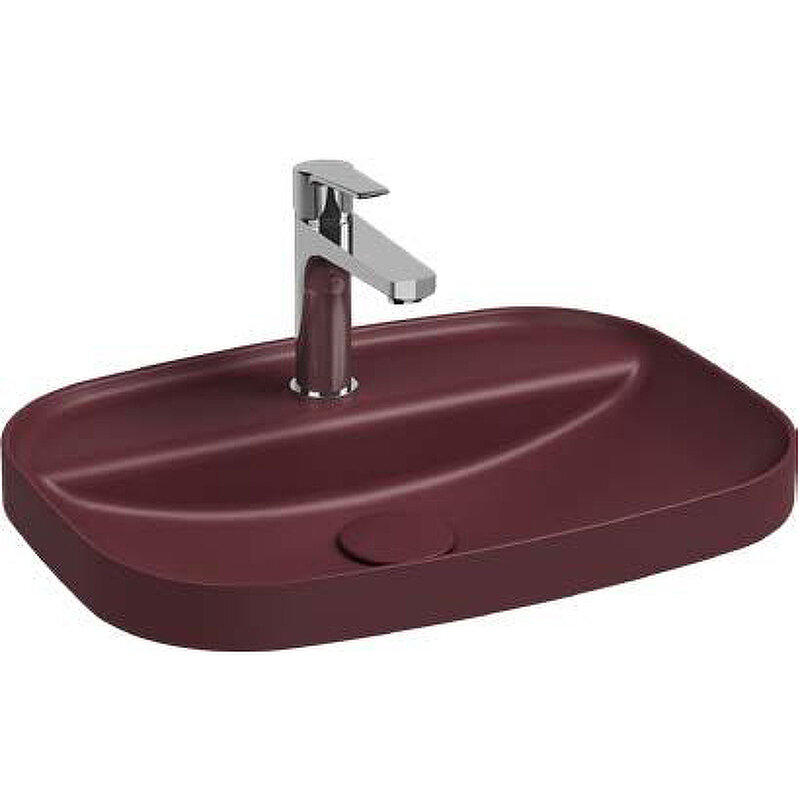 Изображение товара Раковина Allen Brau Fantasy 4.11034.BD, 55 х 40 см, накладная, керамика, бордо
