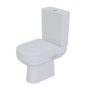 Изображение товара Унитаз-компакт Aringa Асти AR01001WH, напольный, крышка микролифт, белый