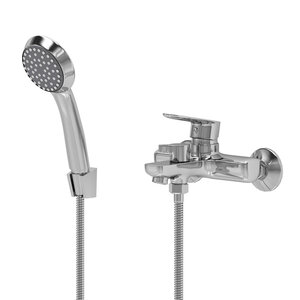 Изображение товара Смеситель для ванны и душа Aringa Рейн AR02004CH, с душевым гарнитуром, хром