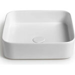 Раковина White Ceramic Blade W050701, керамика, 40 см, цвет белый - фото 1