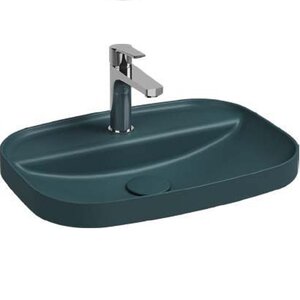 Изображение товара Раковина Allen Brau Fantasy 4.11034.PT, 55 х 40 см, накладная, керамика, петроль