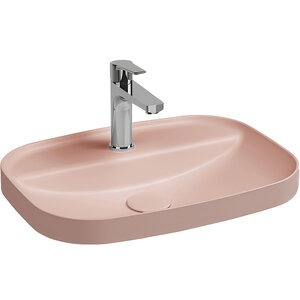 Изображение товара Раковина Allen Brau Fantasy 4.11034.SM, 55 х 40 см, накладная, керамика, розовый