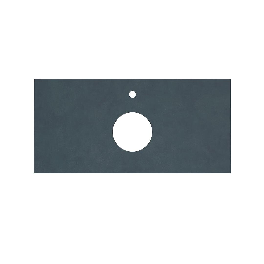 Изображение товара Столешница Kerama Marazzi Canaletto Про Чементо CN100.DD507320R, 100 см, керамогранит, цвет синий темный натуральный