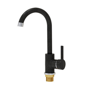 Изображение товара Смеситель для кухонной мойки Aringa Вико AR02018BL, черный