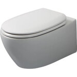 Унитаз подвесной White Ceramic Basic Circle W020301, безободковый, цвет белый - фото 1