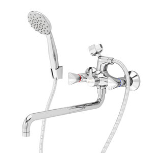 Изображение товара Смеситель для ванны и душа Aringa Арно AR02024CH, с душевым гарнитуром, хром