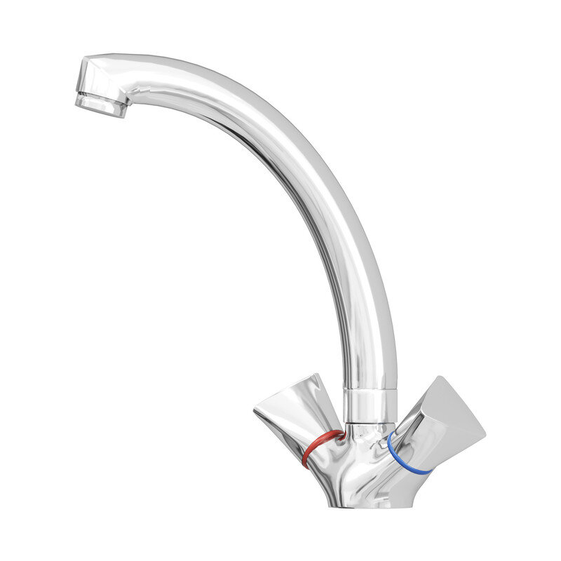 Изображение товара Смеситель для кухонной мойки Aringa Арно AR02027CH хром поворотный