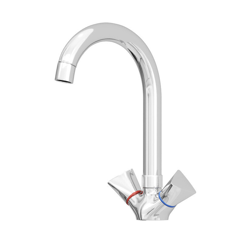 Изображение товара Смеситель Aringa AR02028CH для кухни, хром, поворотный излив