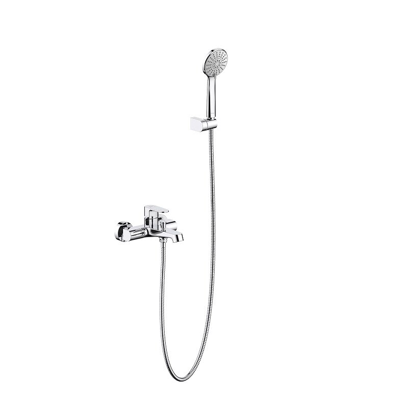 Изображение товара Смеситель для ванны и душа Aquatek Оберон AQ1249CR хром с душевым гарнитуром