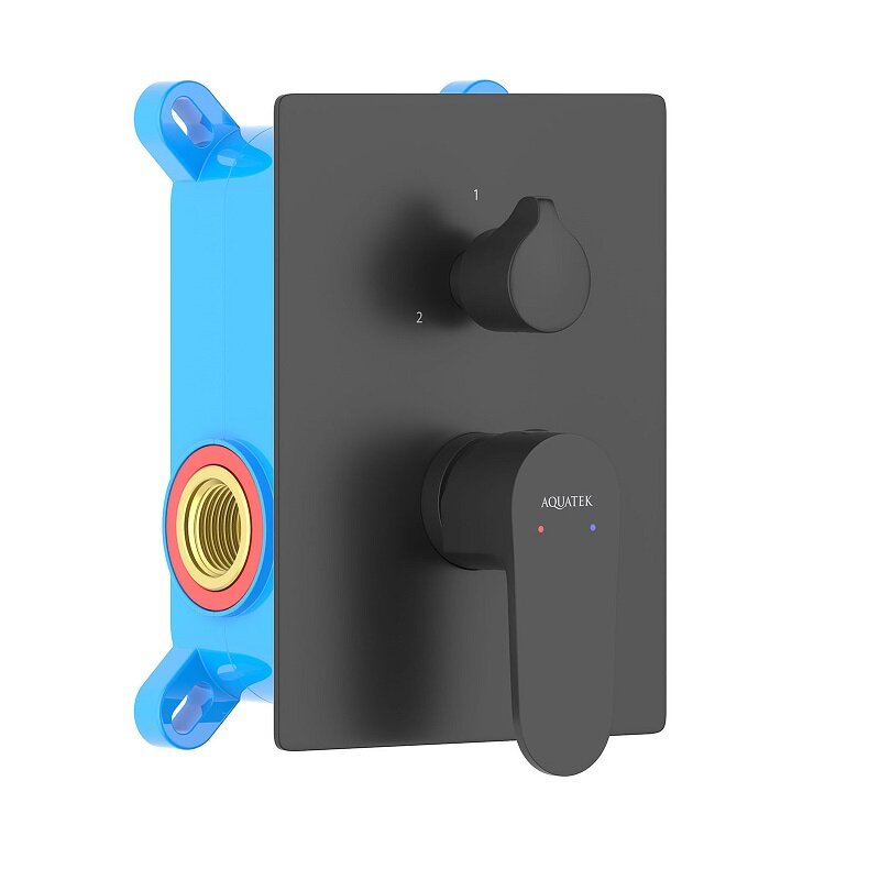 Изображение товара Смеситель для душа Aquatek Оберон AQ1246MB черный матовый