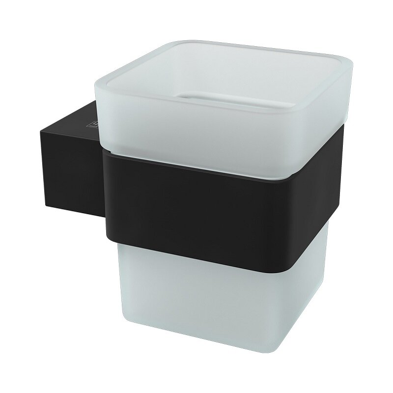Изображение товара Стакан Lemark Smooth Line 9732014 черный матовый для зубных щеток Изображение товара Стакан Lemark Smooth Line 9732014 черный матовый для зубных щеток