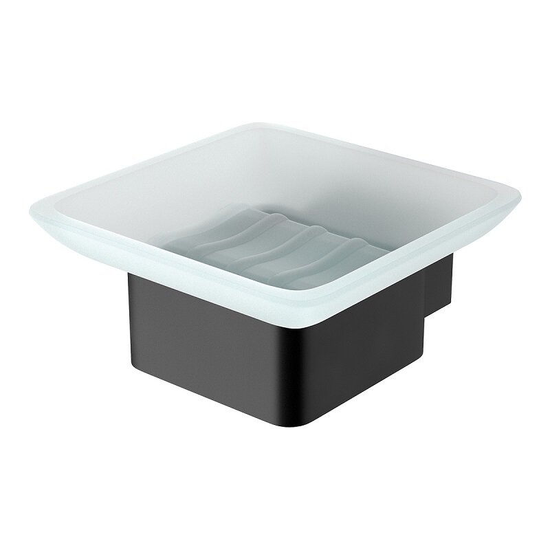 Изображение товара Мыльница Lemark Smooth Line 9742017 Черный матовый Изображение товара Мыльница Lemark Smooth Line 9742017 Черный матовый