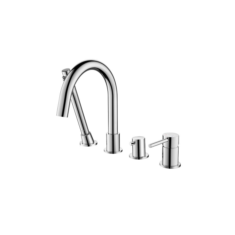 Изображение товара Смеситель Aquatek Европа AQ1348CR для ванны на борт, хром, однорычажный