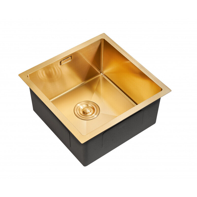 Изображение товара Мойка Milacio Denia 44 Steel MC.77438 с золотистой поверхностью, 44 см