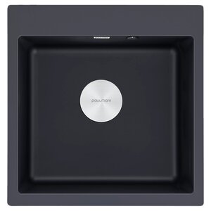 Изображение товара Мойка кухонная Paulmark Kante 50, PM105152-AN, искусственный камень, антрацит