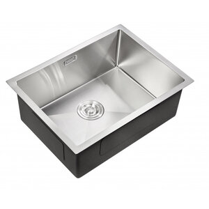 Изображение товара Мойка кухонная Milacio Denia 58 Steel, MC.77450, 58 см, цвет сталь нержавеющая