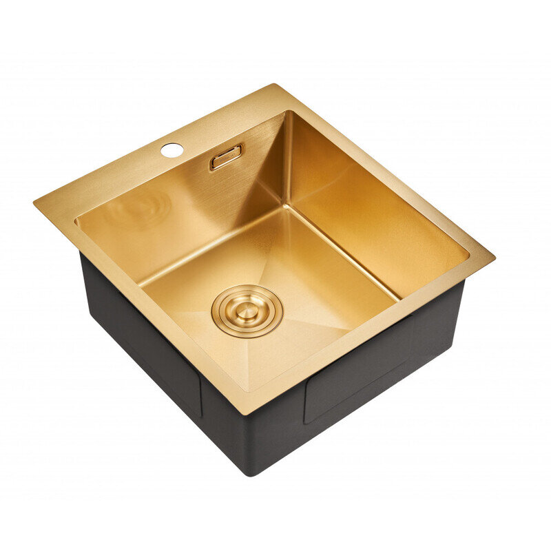 Изображение товара Мойка Milacio Denia 46 Steel MC.77478 Золото матовое 46×51×22