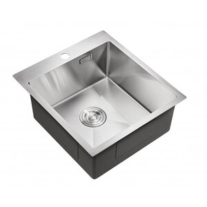 Изображение товара Мойка кухонная Milacio Denia 46 Steel, MC.77470, 46 см, цвет сталь нержавеющая