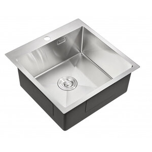 Изображение товара Мойка кухонная Milacio Denia 51 Steel, MC.77480, 51 см, цвет сталь нержавеющая