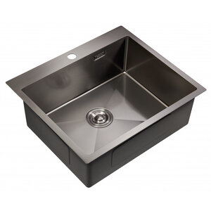 Изображение товара Кухонная мойка Milacio Denia 59 Steel Gunmetal нержавеющая сталь 59 см