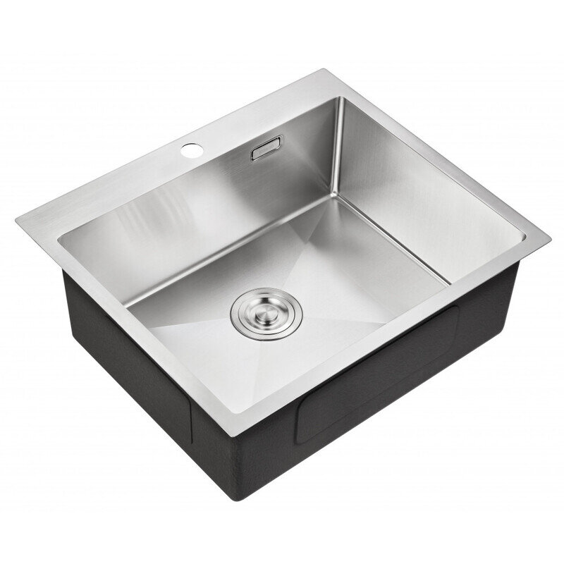 Изображение товара Мойка кухонная Milacio Denia 59 Steel нержавеющая сталь 59 см Изображение товара Мойка кухонная Milacio Denia 59 Steel нержавеющая сталь 59 см