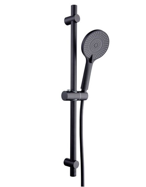Изображение товара Душевой гарнитур Caprigo Don 98-570-NER черный, монтаж на стену, 2 режима