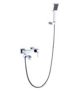 Изображение товара Смеситель Caprigo Diamante 50-010-crm для ванны и душа с душевым гарнитуром