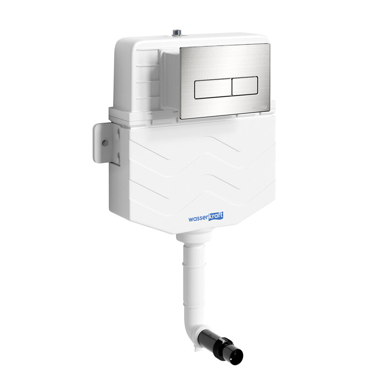 Изображение товара Смывной бачок WasserKraft Aller 10 смеситель с механической кнопкой никель Германия