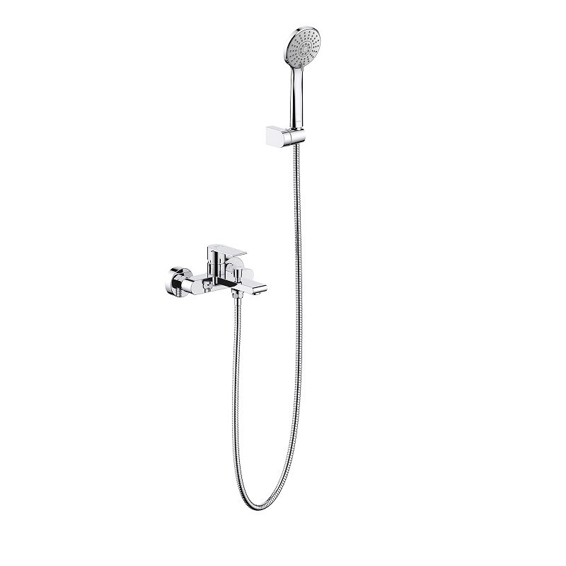 Изображение товара Смеситель Aquatek Лира AQ1449CR для ванны и душа, с душевым гарнитуром, цвет хром